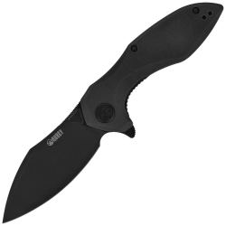 Kubey Nobel Knife Black G10, Blackwashed 14C28N (KU236O)