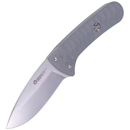 Maserin Sax 975/LG10G Knife Gray G10, Satin 440C