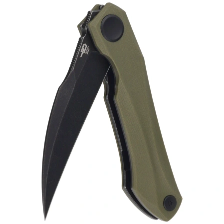 Nóż składany Bestech Ivy OD Green G10, Black Stonewashed 14C28N by Ostap Hel (BG59C)