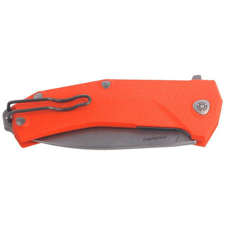 LionSteel KUR G10 Orange, Stonewashed Sleipner by Molletta (KUR OR)