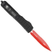 Microtech Ultratech D/E Sith Lord Signature OTF Knife Tri-Grip Black Aluminum, Red P/S M390 by Tony Marfione (122-2SL)