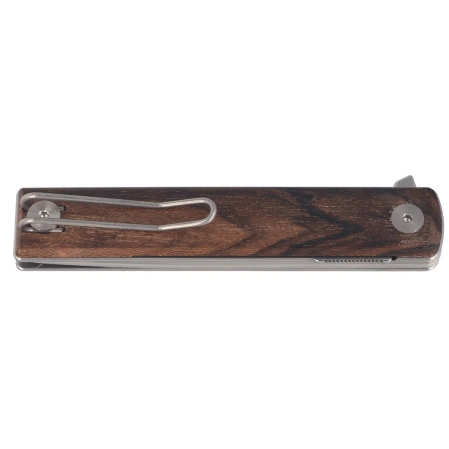 Fox Chnops Heritage Knife Ziricote Wood, Satin Hybrid Cryo by Raven Knives Design (FX-544 ZW)