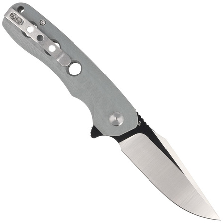 Bestech Arctic Grey G10, Black / Satin D2 knife (BG33C-1)