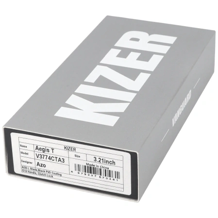 Nóż składany Kizer Aegis T Brown G10, Black PVD AEB-L by Azo (V3774CTA3)