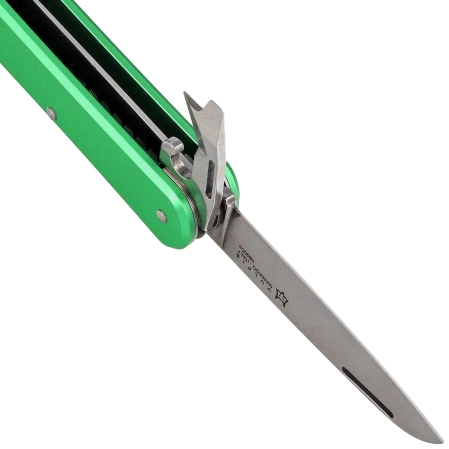 Scyzoryk Fox Vulpis S4 OD Green Aluminium, Polished N690Co (FX-VP130-S4 OD)