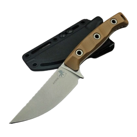 Microtech Akris S/E Knife Dark Earth G10, Stonewashed M390MK by Tony Marfione (95-10DE-5)