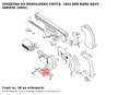 Trigger spring and drum locks Pietta 1851 REB Nord Navy (502)