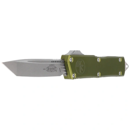 Nóż automatyczny OTF Microtech Scarab II Gen III Executive T/E OD Green Aluminium, Apocalyptic M390MK by Tony Marfione (1177-10APOD)