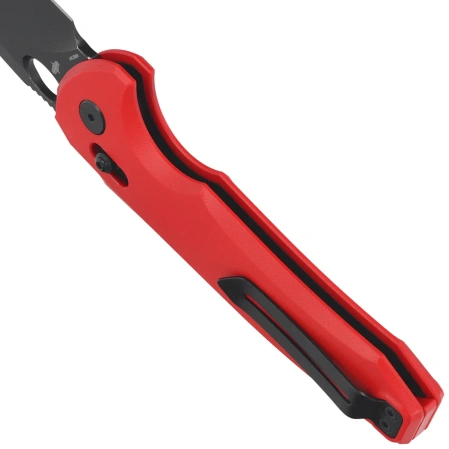 Nóż składany Bestech Noctar Red G10, Black PVD 14C28N by Kombou (BG66G)