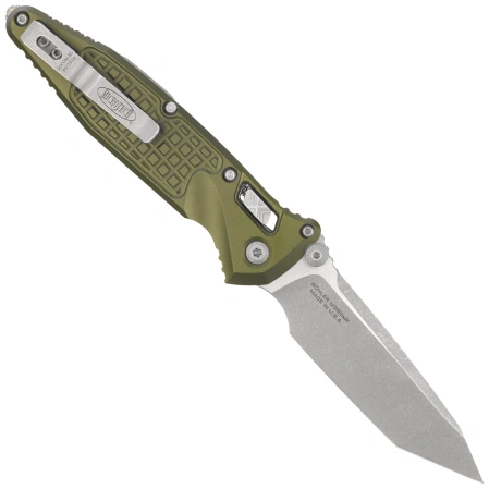 Microtech Socom Ram-Lok T/E Knife OD Green Frag Aluminum, Apocalyptic M390MK by Tony Marfione (161RL-10APFROD)