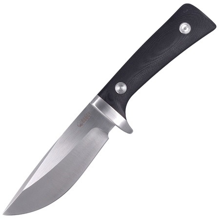 Kubey Knife Classical Full Tang, Black G10, Satin D2 (KU160B)