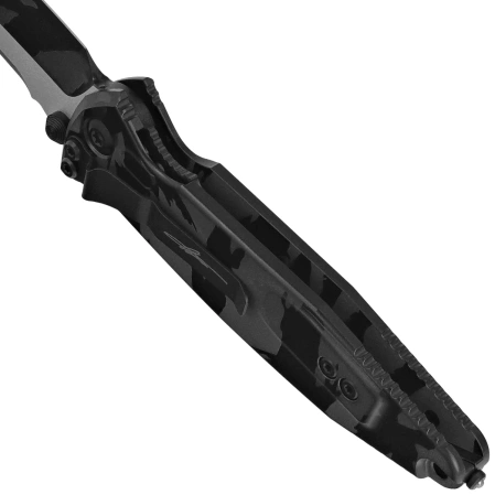 Nóż składany Microtech Socom Elite T/E-M Signature Midnight Tiger Camo Aluminium, Midnight Tiger Camo M390MK by Tony Marfione (161-1MTCS-Z4)