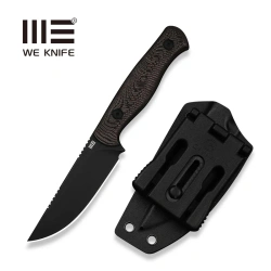 Nóż WeKnife Notchline Milled Copper Foil Carbon Fiber, Black Stonewashed CPM S35VN (WE25047-2)