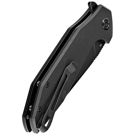 Nóż składany Kubey Nova LL KU117B Black G10, Black Stonewashed D2
