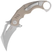 Nóż składany Kubey Wrath Tan G10, Beadblasted 14C28N by MUZI Design (KU261C)