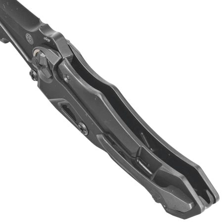 Nóż składany Rike Knife RK-Athron-B-B Black DLC Titanium, Black DLC M390 by Declynx