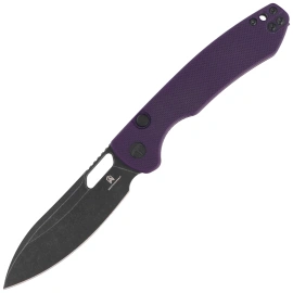 Nóż składany Bestechman Firebird Purple G10, Black PVD Stonewashed D2 (BMK05D)