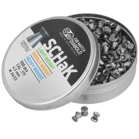 JSB SCHaK Light Weight Pellets 4.50 mm, 0.500 g, 500 pcs (001055-500)