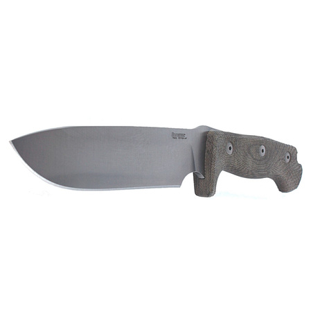 LionSteel Green Canvas, Fixed Satin Blade (M7 CVG)