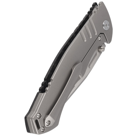 Nóż składany Bestech Keen II Black Titanium/Marbled Carbon Fiber, Stonewashed/Satin CPM S35VN by Koens Craft (BT2301B)