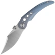 Bestech Razon Knife Blue Titanium, Satin MagnaCut by Kombou (BT2406A)