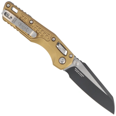 Nóż składany Microtech MSI Ram-Lok Mini S/E Frag Tan Aluminium, Black M390MK by Tony Marfione (210M-1FRTA)