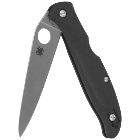 Nóż składany Spyderco Charisma Black FRN, Satin CTS BD1N by Eric Glesser (C259PBK)