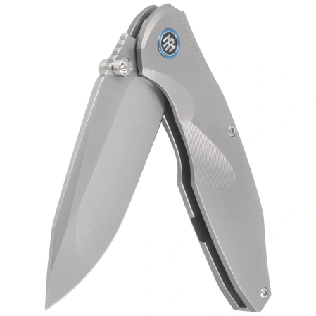 Remette RT-Cool Whale Knife Gray Titanium, Pearlescent M390 (RTCL-T1)