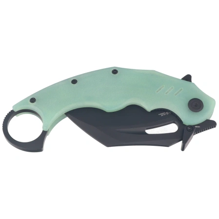Nóż składany Kubey Wrath Jade G10, Blackwashed 14C26N by MUZI Design (KU261K)