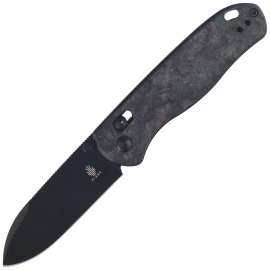 Kizer Drop Bear Knife Medusa Fat Carbon, Matte DLC S35VN by Azo (Ki3619A4)
