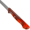 MAM Bread Kitchen Knife Red Metakrilat, Serrated Stainless Steel (4340)