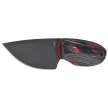 Nóż Kizer Finch Black-Red-Blue Micarta/Reconstituted Wood, Gray PVD/Stonewashed AEB-L by Vincent Rizzo (1134A2)