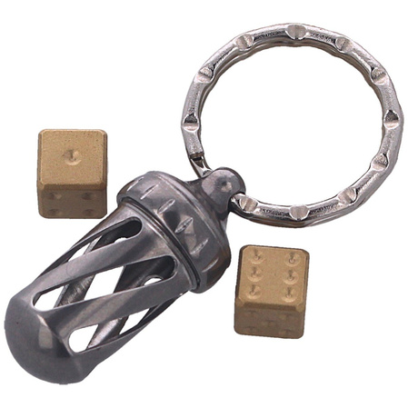 Lionsteel Acorn Dice Brass Key Chain (DD OT)