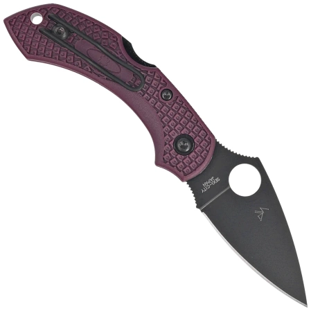 Nóż składany Spyderco DragonFly 2 Sprint Run Burgundy FRN, TiCN Micro-Melt PD#1 by Sal Glesser (C28BGBK2)