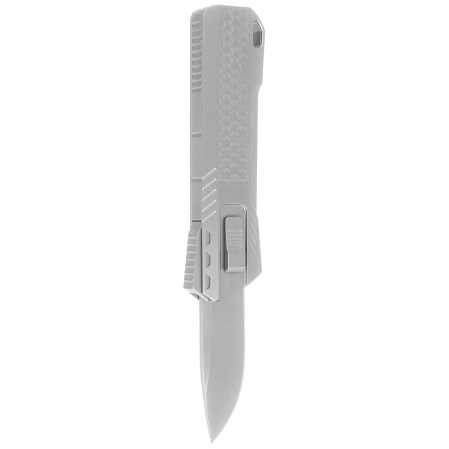 Nóż grawitacyjny Remette Sharp Leopard Gray Titanium, Hand Grinding Pearlescent M390 (RTSLA)