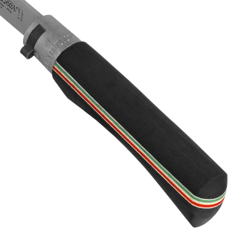 Nóż składany Antonini Old Bear World Italy L Laminated Black Wood, Satin W.1.4060 Nitrogen (9307/21_MTK)