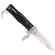 Nóż sprężynowy Mikov Predator Buffalo Horn, Mirror 3ostrz (241-NR-3/KP)