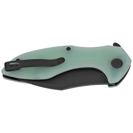 Kubey Nobel Knife Jade G10, Blackwashed 14C28N (KU236Q)