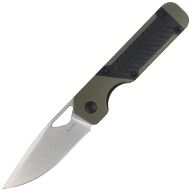 Nóż składany Kizer Mini Militaw Black-Green G10, Satin Nitro-V by Jonathan Styles (V3634SA6)