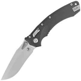 Microtech Amphibian Ram-Lok S/E Knife Black Fluted G10, Stonewashed M390MK by Tony Marfione (137RL-10FLGTBK)