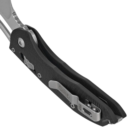 Microtech Stitch Ram-Lok S/E Knife Black Fluted G10, Stonewashed M390MK by Borka Blades and Tony Marfione (169RL-10FLGTBK)