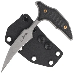 Microtech Bee Marfione Select Knife Carbon Fiber, Bronze Titanium HW, Apocalyptic F/S 440C by Bastinelli (218-12APMS4)
