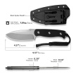 Sencut Toxodon Knife Black G10, Stonewashed 9Cr18MoV (S24036-1)
