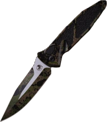 Nóż automatyczny Microtech Socom Elite Auto S/E Signature Tan/Black/OD Green Splatter Aluminium, Tan/Black/OD Green Splatter M390MK by Tony Marfione (160A-1ODTABKSPLSS)