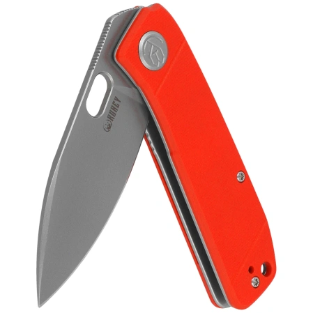 Nóż składany Kubey Hyde Red G10, Beadblasted 14C28N by Colin Maisonpierre (KU2104G)