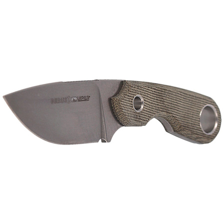 Viper Berus 1 Green Canvas Micarta, Stonewashed M390 by Tommaso Rumici Knife (VT4012CG)