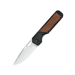 Nóż składany Kizer Militaw Black G10 / Mkuruti Wood, Satin 154CM by Jonathan Styles (V3634C2)
