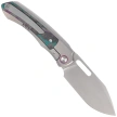 Nóż składany Remette Orca Gray Titanium/Jazzy CamoCarbon, Pearlescent M390 (ORCAJY)
