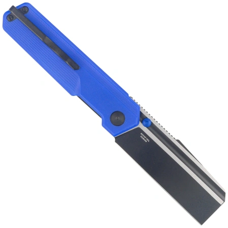 Bestech Tardis Blue G10, Black DLC/Satin D2 by Ostap Hel Knife (BG54G)