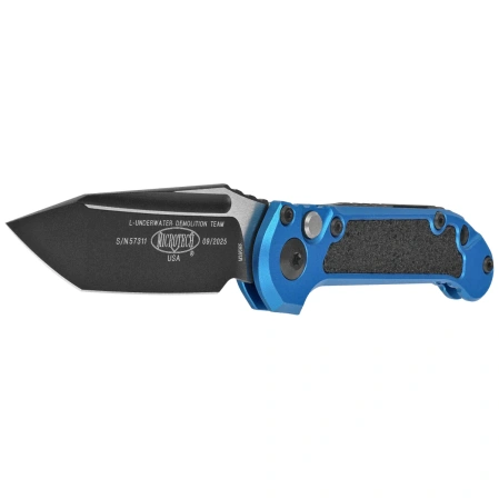 Nóż automatyczny Microtech LUDT Gen III T/E Blue Aluminium, Black M390MK by Tony Marfione (1136-1BL)